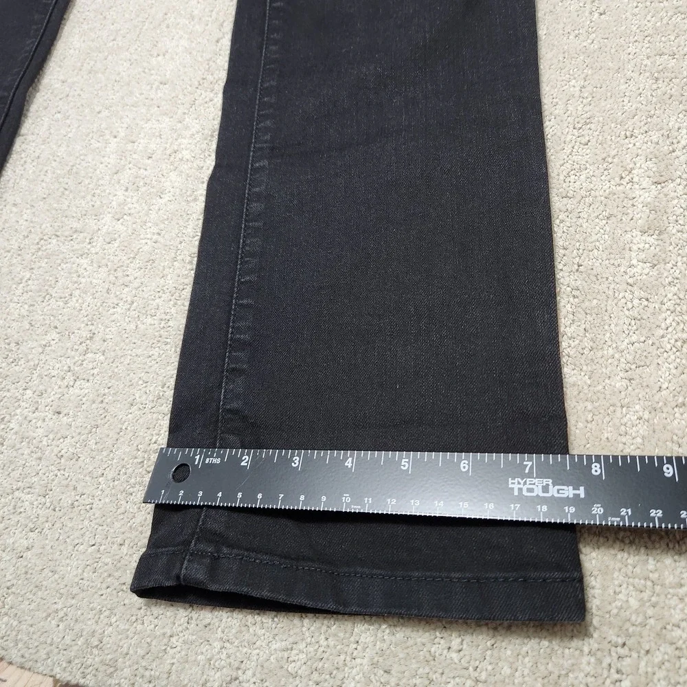 Levis‎ 505 Jeans Women 8 Straight Leg Black Stretch Denim Mom Biker Y2K Classic